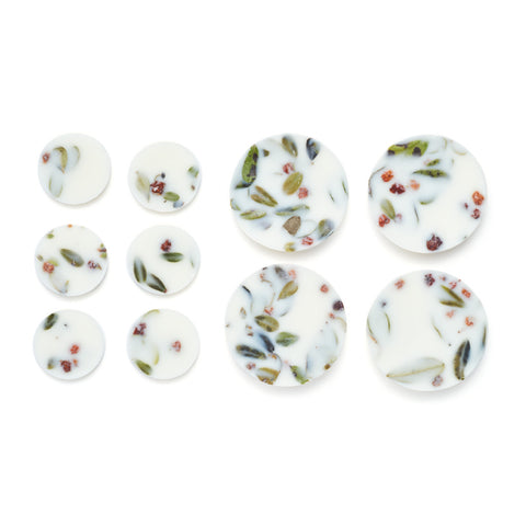 ASHBERRIES & BILBERRY LEAVES SCENTED SOY WAX ROUNDS