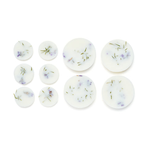 JUNIPER & LIMONIUM SCENTED SOY WAX ROUNDS