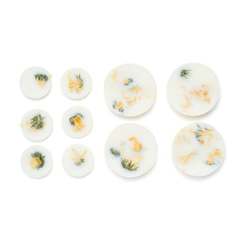 MARIGOLD FLOWERS SCENTED SOY WAX ROUNDS