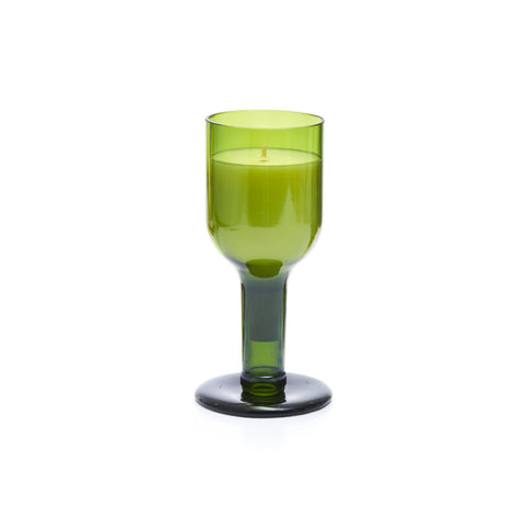 GINGER TANGO NECK WINE BOTTLE CANDLE