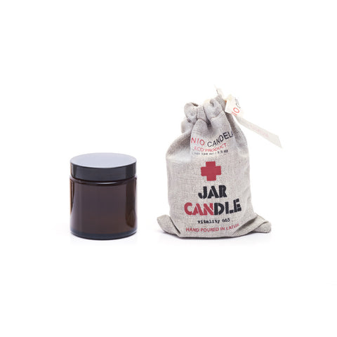 VITALITY 663 BROWN JAR CANDLE