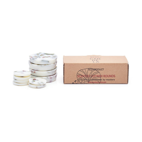 ASHBERRIES & BILBERRY LEAVES SCENTED SOY WAX ROUNDS