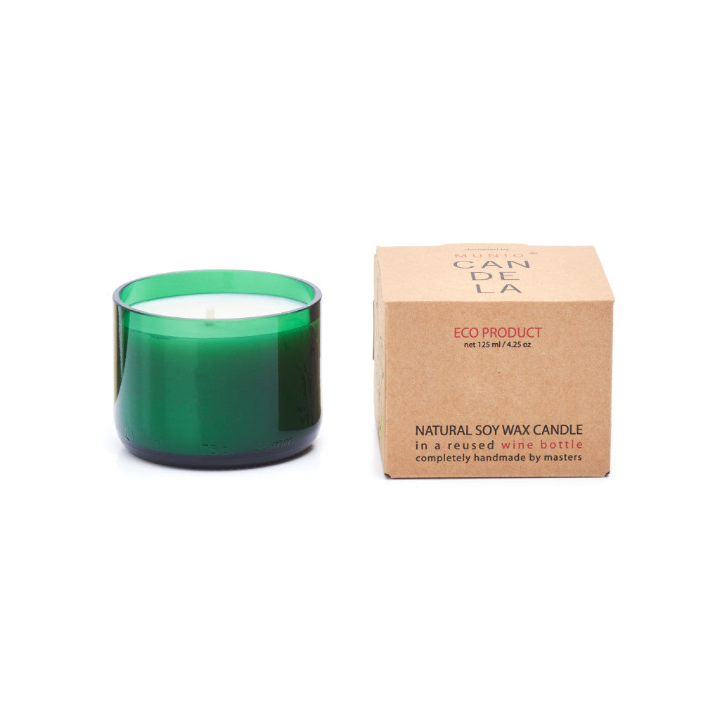 ROSE GARDEN MINI WINE BOTTLE CANDLE