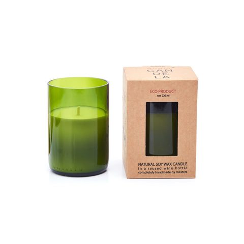 GINGER TANGO WINE BOTTLE CANDLE